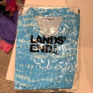 Landsend blue quarter zip top 3X